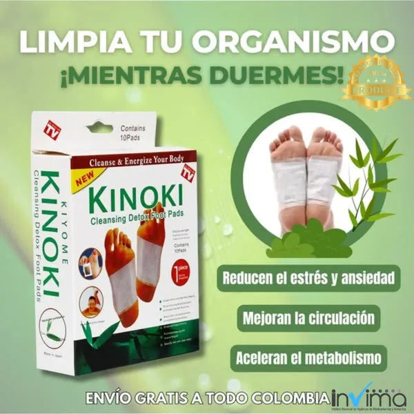 PARCHES KINOKI DESINTOXICANTES